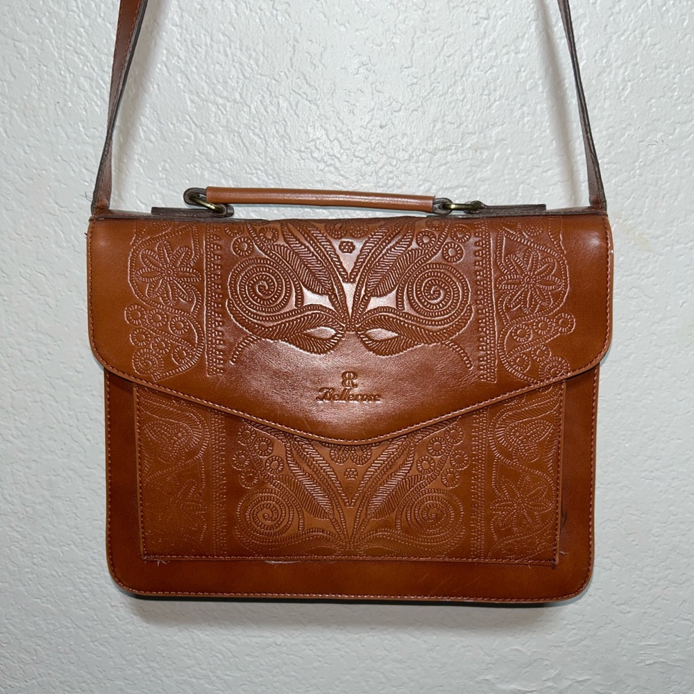 Brown Leather Shoulder Bag